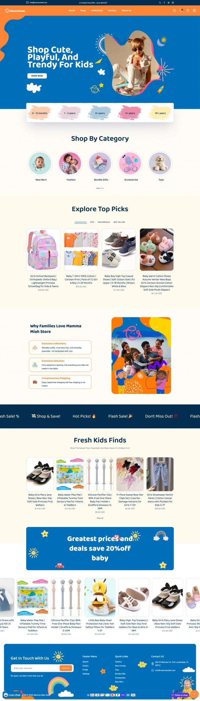 The Mamma Miah Store storefront